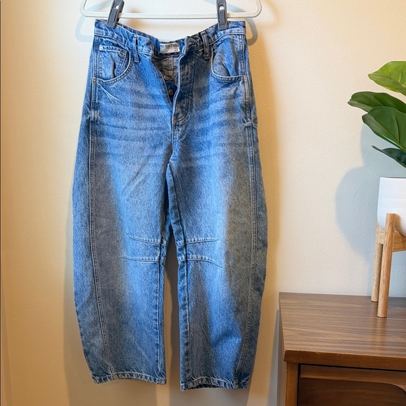 We The Free Denim - Good Luck Free People Barrel Jean